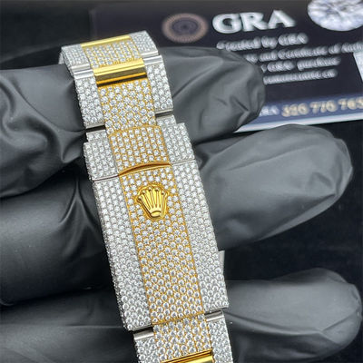  Studded BussDown Luxury Moissanite Iced Out Watch Expensive