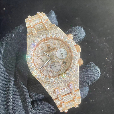 Bling Bustdown Moissanite AP Watch